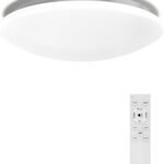 「Hoshiakari 」Led シーリングライト 6畳 28W 高輝度 3600lm 12段階調光調色 常夜灯 タイマー メモリー機能 照明器具 Ledライト 取付け簡単 器具一体型 リビング/寝室/書斎/台所/オフィスに適用 【赤外線リモコン】