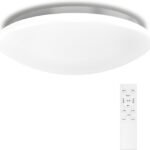 「Hoshiakari」 LEDシーリングライト 8畳 3900lm 33W 調光 調色 省エネ スマホ操作対応 常夜灯 タイマー/メモリー機能付 簡単取付 リモコン付き 寝室/書斎/ダイニング適用 3年保証