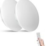 LEDシーリングライト 8畳~10畳 2個セット 38W 4600lm 高輝度 12段階調光調色 赤外線リモコン付 タイマー メモリー 常夜灯機能 簡単取付 寝室/リビング照明 照明器具 3年保証【スマホ操作非対応】