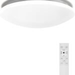 「Hoshiakari」Led シーリングライト 10畳 38W 4900lm 高輝度 12段階 調光 調色 照明 ledライト タイマー・メモリー機能 常夜灯 北欧風 照明器具 ライト 10畳 取付け簡単 器具一体型 リビング/寝室/書斎/台所/オフィスに適用 3年保証