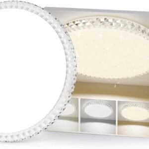 Ledシーリングライト 16畳 60W 8000lm 高輝度 おしゃれ 星空効果 調光 調色 常夜灯 メモリー・タイマー機能 照明器具 天井照明 Ledライト 取付け簡単 器具一体型 リモコン付き スマホ操作 リビング/寝室/書斎/台所/オフィスに適用 5年保証