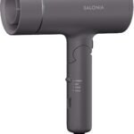 SALONIA サロニア グロッシーケア ドライヤー ツヤ髪 速乾 軽量 ヘアドライヤー グレー 【Amazon.co.jp限定】