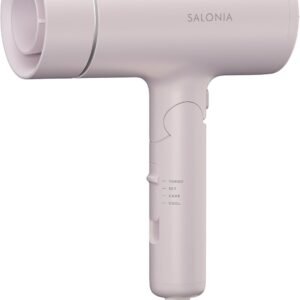 SALONIA サロニア グロッシーケア ドライヤー ツヤ髪 速乾 軽量 ヘアドライヤー ピンク 【Amazon.co.jp限定】
