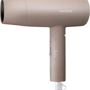 SALONIA サロニア スピーディーイオン ドライヤー 大風量 速乾 軽量 マイナスイオン ヘアドライヤー SL-013ABE ベージュ【Amazon.co.jp限定】