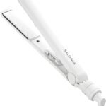 SALONIA サロニア ストレートアイロン ヘアアイロン 24mm SL-004SAW ホワイト【Amazon.co.jp限定】
