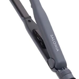 SALONIA サロニア ストレートアイロン ヘアアイロン 15mm 海外対応 SL-004SGR グレー 【Amazon.co.jp限定】