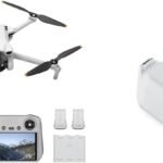 DJI Mini 3 Fly Moreコンボ(DJI RC付属) + インテリジェント フライトバッテリー Plus ドローン 撮影 小型 4K ミニドローン カメラ付き HDR動画撮影 追加バッテリー(駆動時間38分) ×2 初心者向け 縦向き撮影 インテリジェント機能搭載 折り畳み式 軽量 賠償責任保険1年無償付き
