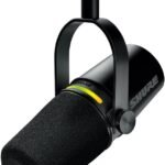SHURE シュア MV7+ ポッドキャストマイクロホン ブラック MV7+-K : OBS 認証 ダイナミックマイク カーディオイド 単一指向性 USB-C XLR 有線 ノイズ除去 配信 ストリーミング YouTube 録音 レコーディング 音楽 実況 ゲーミング ボーカル DTM 宅録 iOS Android Mac Windows対応 【国内正規品/メーカー保証2年】