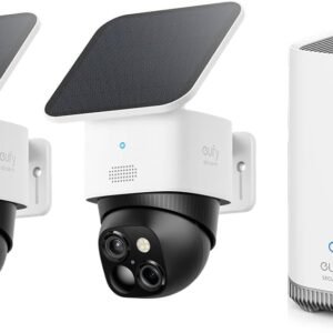Anker Eufy Security SoloCam S340 (屋外カメラ)x2個 + HomeBase(ホームベース) セット