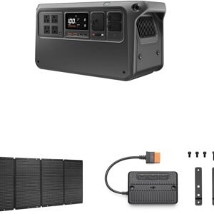 【セット買い】DJI Power 1000V2 ポータブル電源+200W折りたたみ式Wソーラーバネル4枚+MPPT2枚 7点セット