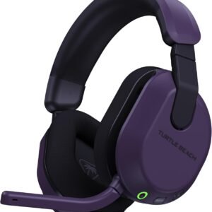 【Amazon.co.jp限定】TURTLE BEACH ゲーミングヘッドセット Stealth 600 Gen3 XB マルチプラットフォーム パープル ワイヤレス 2.4GHz/Bluetooth 軽量 320g ヘッドホン 単一指向マイク Xbox公認 PC PS5 携帯ゲーム機 スマホ Steam 対応 AIノイキャン 80時間持続 50mm EQ設定【メーカー保証2年+代理店保証6ヶ月】