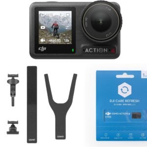 DJI アクションカメラ Osmo Action 4 ロードバイクコンボ+1年延長プレミアムサポート