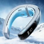 【2026年頂点進化 AICE LITE Max】RANVOO ネッククーラー 冷却プレート 首掛け扇風機 全周ペルチェ素子 5.0ICEMAX™冷却技術再進化 720°立体冷風 上下強風 アプリ操作 6000mAh大容量バッテリー AI電力管理 急速充電 冬夏兼用 携帯扇風機 ネックファン 首掛けクーラー 暑さ対策グッズ 熱中症対策 プレゼント メタリックシルバー