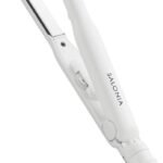 SALONIA サロニア ストレートアイロン ヘアアイロン 15mm 海外対応 SL-004SW ホワイト【Amazon.co.jp限定】