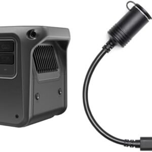 【セット買い】DJI Power 1000 V2 ポータブル電源 1024Wh 大容量 LFPバッテリー コンパクトサイズ 2600Wの安定出力 37分で0-80%充電 家庭用発電機 キャンプ RV オフグリッド キャンプ&RV車中泊 節電 停電対策 防災グッズ 非常用電源 + DJI Power SDC - 車用デバイス充電プラグ 電源ケーブル (12 V)