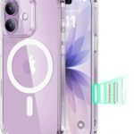 【3倍米軍MIL規格・MagSafe対応】ESR iPhone 17 ケース ワイヤレス充電 iphone17用 カメラボタン付き SGS認証 エアガードコーナー 黄変防止 耐衝撃 PC背面TPUバンパー 指紋防止 高耐久性 マグネットスマホケース Qi2.2対応 最大25W高速充電 マグセーフ いphone17ケース アイフォン17専用Classicシリーズ(クリア)