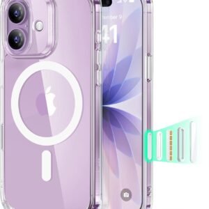 【3倍米軍MIL規格・MagSafe対応】ESR iPhone 17 ケース ワイヤレス充電 iphone17用 カメラボタン付き SGS認証 エアガードコーナー 黄変防止 耐衝撃 PC背面TPUバンパー 指紋防止 高耐久性 マグネットスマホケース Qi2.2対応 最大25W高速充電 マグセーフ いphone17ケース アイフォン17専用Classicシリーズ(クリア)