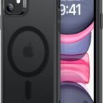 ESR iPhone11 ケース【米軍MIL規格・Magsafe対応】ワイヤレス充電 耐衝撃 傷に強い背面 黄変防止 米軍MIL規格認証 ストラップホール付き いpほね11ケース マグセーフ対応 指紋防止 滑り止め iPhone11用 6.1インチ ブラック