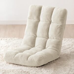 タンスのゲン 座椅子 幅42cm 14段階 リクライニング 折りたたみ コンパクト 1人掛け ソファー チェア 軽量 かわいい おしゃれ 65170003(101310)