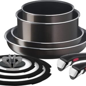 【オンライン限定】 ティファール 取っ手のとれる 鍋 フライパンセット 9点セット ガス火専用 専用取っ手2本付き PFOAなどの有害物質不使用 「インジニオ･ネオ フレンチロースト」 こびりつきにくさ長持ち ブラウン L16699