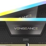 CORSAIR DDR5-6000MHz デスクトップPC用メモリ VENGEANCE RGB DDR5シリーズ (PC5-48000) Intel XMPメモリキット 32GB ブラック [16GB×2枚] CMH32GX5M2E6000C36