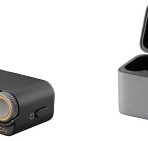 DJI Mic 2（トランスミッター×1 + レシーバー×1）+ 充電ケース スマートノイズキャンセリング付きワイヤレスマイク 32bitフロート内部収録 伝送距離250 m iPhone／Android／カメラ用マイク