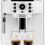 De'Longhi (デロンギ) 全自動コーヒーマシン マグニフィカS ECAM22112W コーヒーメーカー エスプレッソマシン アイスコーヒー 全2メニュー カフェジャポーネ搭載 豆から挽きたて 簡単お手入れ 手動ミルクフロッサー [ホワイト] デロンギファミリー登録で3年保証
