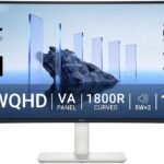 Dell S3425DW 34インチ 曲面 モニター(無輝点3年保証/WQHD/VA非光沢,1800R曲面/USB Type-Cx1,HDMIx2/DCI-P3 95%/1ms,120Hz/FreeSync Premium/HDR10/内蔵スピーカー/高さ調整)