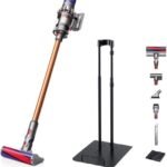 Dyson(ダイソン) 掃除機 コードレス Dyson Cyclone V10 Fluffy スティック ハンディクリーナー サイクロン (SV12 FF LF AM)【Amazon.co.jp限定】【パワフルな吸引力。最長60分間の運転時間。】 + ベルカ(Belca) 立て掛けタイプ 掃除機スタンド コードホルダー付き