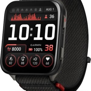 GARMIN(ガーミン) スマートウォッチVenu X1 AMOLED 2インチの大画面ディスプレイ 最大8日間の長時間バッテリー 超薄型軽量 充実したゴルフ機能 100種類以上のマルチスポーツ対応 睡眠モニタリング Suica対応 iOS・アンドロイド対応 光学式心拍計搭載 LEDフラッシュライト内蔵 スピーカー＆マイク内蔵で通話可能 デザイン【日本正規品】