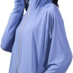 [Goodfeel] ラッシュガード レディース UVカット99.9％ UPF50+ 体型カバー 長袖 大きいサイズ パーカー 水着 フード付き 涼しい 冷感 360°紫外線対策 日焼け防止 軽量 通気性 速乾 夏服 アウター アウトドア 海