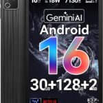 HiGrace Android16 タブレット 10インチ 18WPD急速充電 7130mAhバッテリー WiFi6モデル 30GB+128GB+2TB拡張 Gemini AI搭載 8コアCPU PCモード 1280*800 IPS画面 Bluetooth5.4 RGBライト搭載 Widevine L1対応 GMS認証 無線投影 顔認識 画面分割 日本語説明書