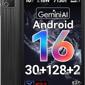 HiGrace Android16 タブレット 10インチ 18WPD急速充電 7130mAhバッテリー WiFi6モデル 30GB+128GB+2TB拡張 Gemini AI搭載 8コアCPU PCモード 1280*800 IPS画面 Bluetooth5.4 RGBライト搭載 Widevine L1対応 GMS認証 無線投影 顔認識 画面分割 日本語説明書