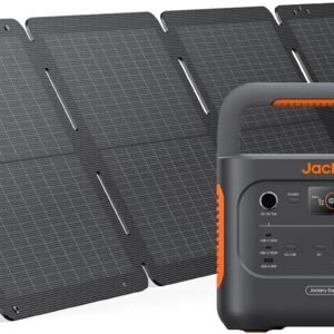 Jackery (ジャクリ) ポータブル電源 1000 New 100 Air 100W ソーラーパネル 1枚 2点セット 業界トップの軽さとコンパクトボディ 60分でフル充電 定格出力1500W 瞬間最大3000W 停電 防災 UPS機能 アプリ遠隔操作 純正弦波 AC100V 50Hz/60Hz対応