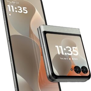 Motorola(モトローラ) motorola razr 60｜12GB/512GB｜ライトスカイホワイト｜SIMフリースマホ 本体 端末｜折りたたみスマホ｜NFC/FeliCa 対応｜正規代理店品｜6.9インチ｜有機EL｜FHD+｜IP48防水防塵｜大容量バッテリー 4,500mAh｜PB8E0002JP