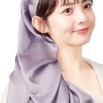 [Panus] シルク100% !! サラサラ神 朝まで脱落なし シルク ナイトキャップロング ナイトキャップ ロングヘア 枝毛 寝癖防止 保湿美髪 就寝用 産後用 誕生日 プレゼント