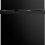 SAMKYO 冷蔵庫 95L 小型 一人暮らし 2ドア 家庭用 耐熱天板 コンパクト 右開 静音 ブラック GU90 ブラック