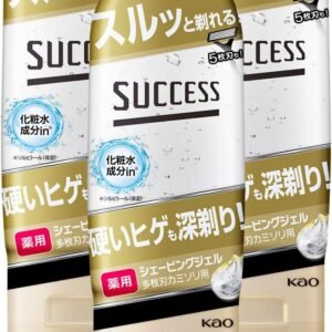 SUCCESS サクセス 【まとめ買い】薬用シェービングジェル 多枚刃カミソリ用 180g×3個セット