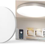 「Coizabera」LED シーリングライト 6畳 28w 3600lm 調光 調色 豆電球常夜灯 タイマー・メモリ機能 照明 天井 おしゃれ ledライト 蛍光灯 リモコン付き 和室/洋室/寝室/玄関/リビング/キッチン適用 5年保証（白枠）