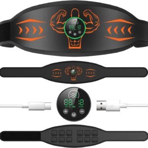 【2026強化版 消費カロリー表示】 EMS腹筋ベルト ジェル不要 15種類モード 12枚伝導布 30段階強度調整 筋トレ 腹筋マシン 腹筋パッド 液晶表示 トレーニングマシーン 女性 男性 USB充電式 腕部ベルト 延長ベルト追加 意匠登録済