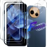 【2+2枚セット ガイド枠付き】 対応 AQUOS sense10 SH-53F ガラスフィルム (2枚) + カメラフィルム (2枚) 【日本製素材旭硝子製】 用 アクオスセンス10 フィルム 強化ガラス 液晶 保護フィルム 硬度9H 耐衝撃 飛散防止 指紋防止 全面保護 極薄 高透過率 貼り付けやすい 2.5D ラウンドエッジ加工など 対応 AQUOS sense10 ガラス保護フィルム