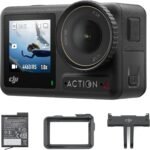 【Amazon限定】DJI アクションカメラ Osmo Action 4 エッセンシャルコンボ 4K/120fps対応 防水アクションカメラ 1/1.3インチセンサー搭載 驚きの低照度性能 10-bit & D-Log M カラーパフォーマンス 長時間駆動の1770 mAhバッテリー