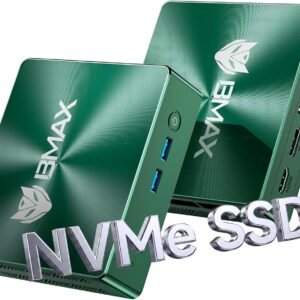 【BMAX 2026最新型】B6 Turbo ミニPC、Core i5-8257U搭載(最大3.9GHz)、DDR4 16GB＋SSD 512GB NVMe、Win11 Pro・TPM 2.0搭載｜WiFi 6｜Bluetooth 5.2｜デュアルM.2(NVMe/SATA両対応・拡張自由)｜2画面出力(HDMI+DP)｜USB3.2×2｜約336g超軽量｜在宅勤務に最適な高性能ミニパソコン