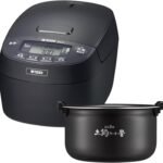 【WEB限定】タイガー魔法瓶 炊飯器 5合 日本製 圧力IH 炊きたて 遠赤5層土鍋コート釜 粒立ち保温 お手入れ簡単 ブラック JPV-N100K