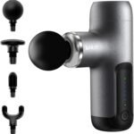 【ドイツ レッド•ドット賞受賞】筋膜リリースガン (プロ監修) 6段階超強力振動 AI自適応モード付き ハンディガン LIHILIS (2026業界最強 小型軽量筋膜ガン) フット・太もも・腰・背中・首・肩 筋膜はがし 全身リフレッシュ道具 きんまくリリース電動ガン 静音 340g超軽量 Type-C急速充電 4000mAh大容量 収納袋&日本語取扱説明書付き 誕生日プレゼント父の日 母の日 クリスマス 新年ギフト (黒)