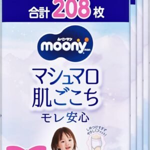 【パンツ L】 ムーニーマン マシュマロ肌ごこち モレ安心 女の子 Lサイズ おむつ(9~14kg)208枚(52枚×4) [ケース品] 【Amazon.co.jp限定】