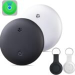 エアタグ airtag（2個セット）紛失防止タグ スマートタグ【2025最新 MFI認証品 Find Myタグ 安定保証＆全球GPS測位＆超強信号】忘れ物防止 gpsタグ airタグ スマートトラッカー 財布 超薄 超軽量 小型GPS発信機 追跡タグ （Apple「探す」対応 ）IOS専用 超長持ち 子供/高齢者/ペット見守り 鍵/車両追跡 キーホルダー付きソフトシリコンカバー