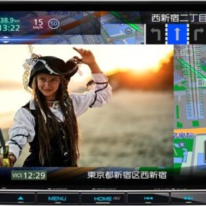 ケンウッド(KENWOOD) カーナビ 彩速高精細HDパネル 7インチ MDV-S711HD安心の日本生産日本製「音声操作に対応」 ブラック