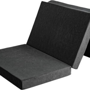 タンスのゲン マットレス シングル【全部洗える】厚み10cm「純」高反発(R) 密度25D 硬さ190N 三つ折り 敷布団 パイル 13810084(100399)