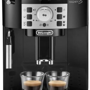 デロンギ 全自動コーヒーマシン マグニフィカS 全2メニュー 豆挽き コーヒーメーカー エスプレッソマシン ブラック ECAM22112B 【デロンギファミリー登録で3年保証、修理も原則72時間以内対応】